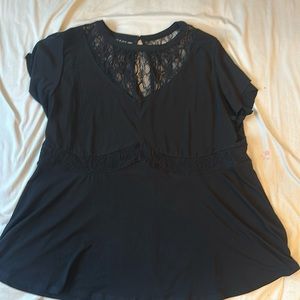 Torrid Black sexy blouse